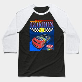 Jeff Gordon Dupont Vintage Nascar Design Baseball T-Shirt